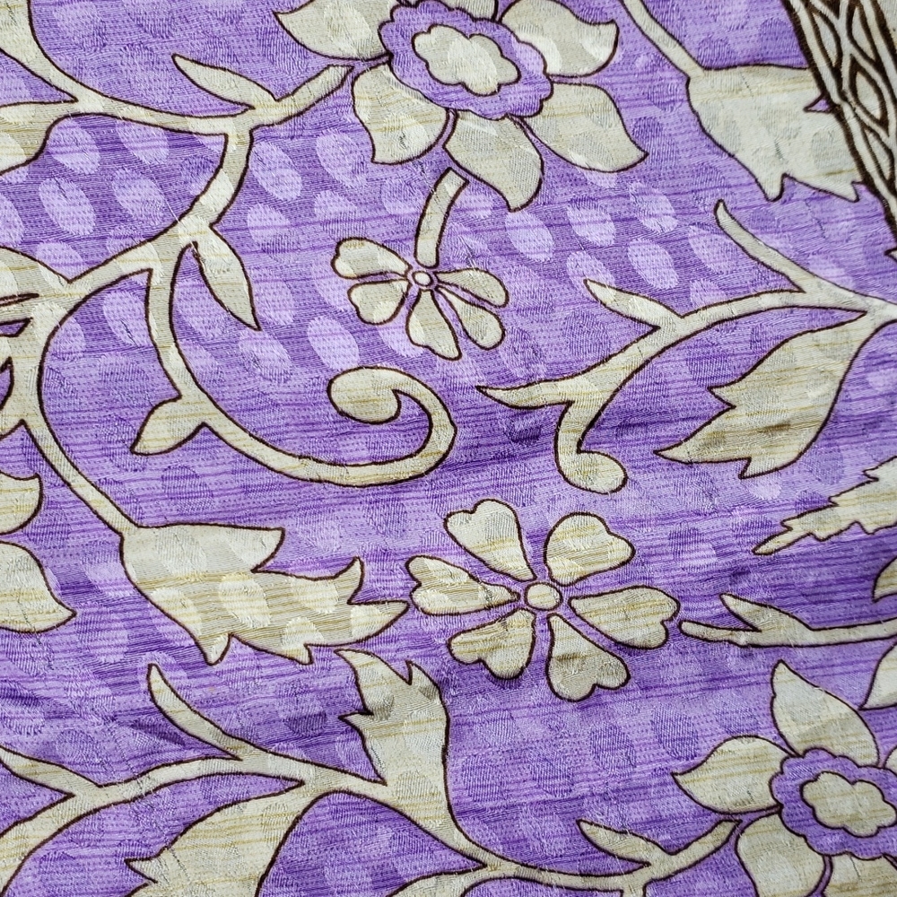 Darn Good Yarn Sari Silk Wrap Skirt Tea Goddess - Picture 14 of 16